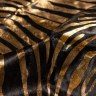 Шкура коровы натуральная Black Gold Zebra print